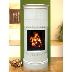 FIRENZE krém- zöld festéssel